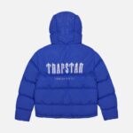 Trapstar Decoded Hooded Quilted Jacket Blue