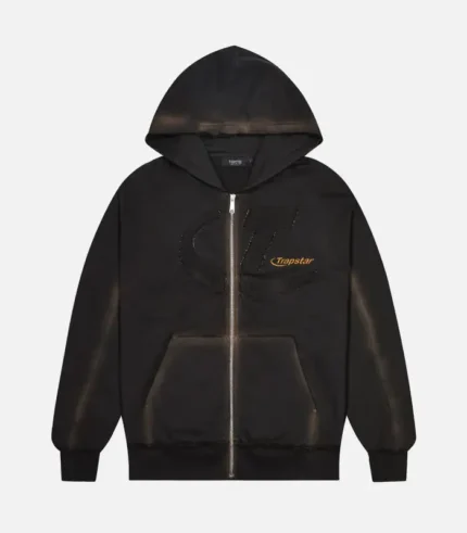 Trapstar Hyperdrive Hoodie Washed Black