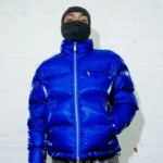 Trapstar Irongate Quilted Jacket Light Blue