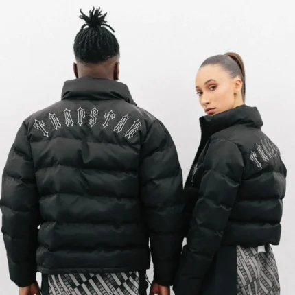 Trapstar Irongate Quilted Jacket With Removable Hood