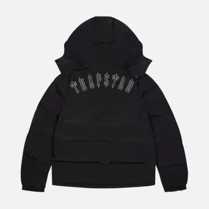 Trapstar Irongate Quilted Jacket With Removable Hood