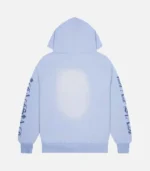 Trapstar Script Spray Hoodie Blue