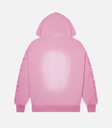 Trapstar Script Spray Hoodie Pink