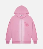Trapstar Script Spray Hoodie Pink