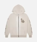 Trapstar Script Spray Hoodie Sand