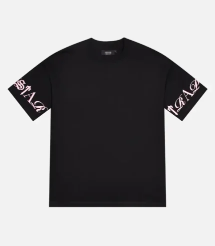 Trapstar Script T-Shirt Black/Pink