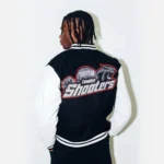 Trapstar Shooters College Jacket Black
