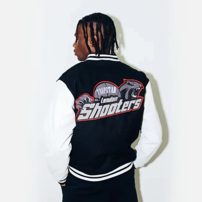 Trapstar Shooters College Jacket Black
