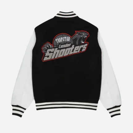 Trapstar Shooters College Jacket Black