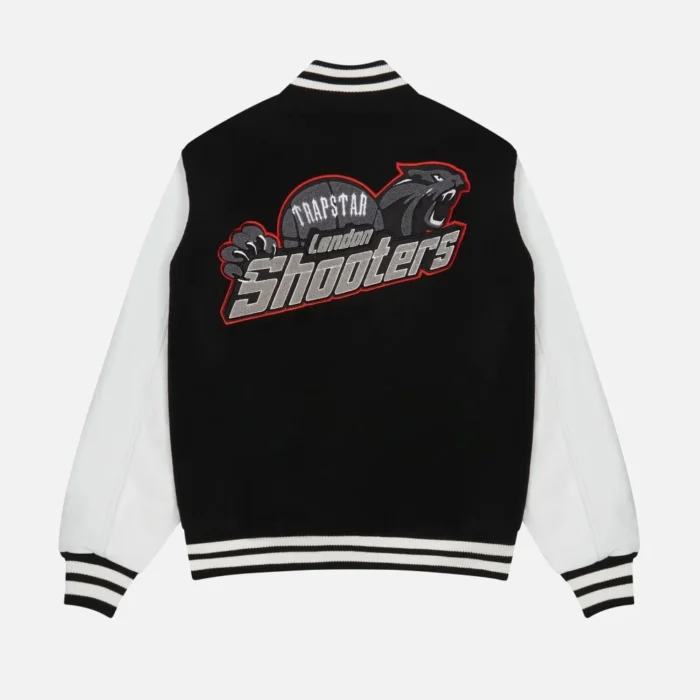 Trapstar Shooters College Jacket Black